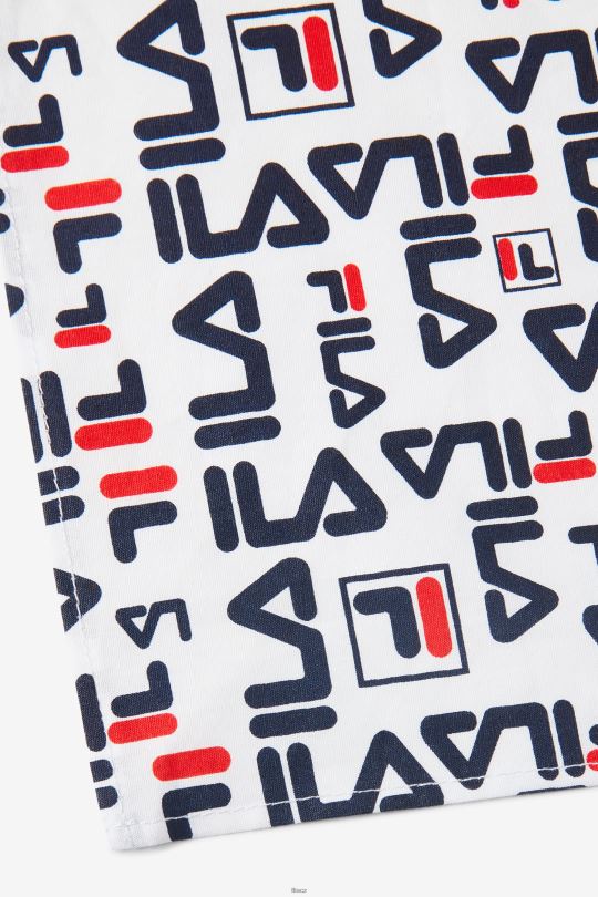 opakující se logo bandana fila white multi 0668L1034 bílá multi FILA