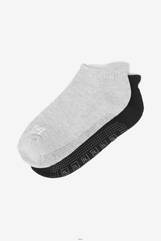 fila dámská no show grip ponožka 2-balení černá multi 0668L1087 černá multi FILA
