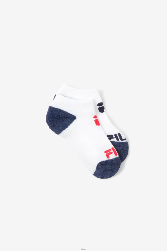fila dětské polstrované no show ponožka 10-balení bílá multi 0668L1069 bílá multi FILA