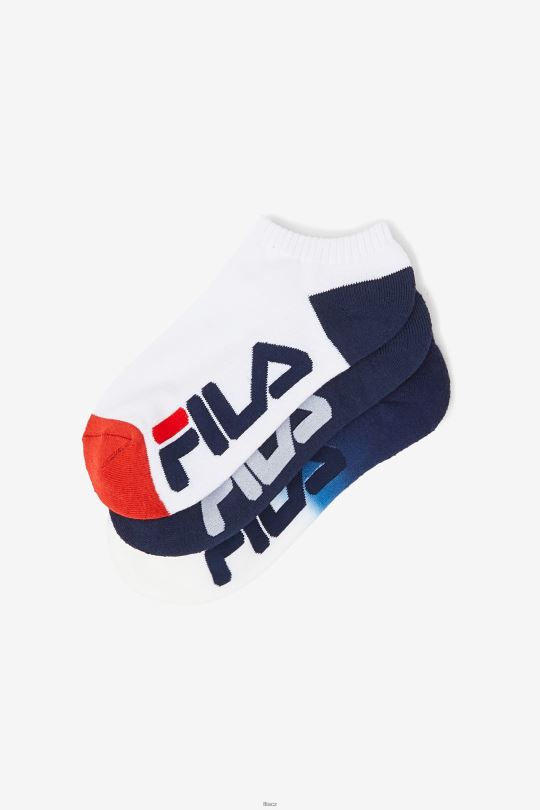 fila navy dámské dip dye no show ponožka 3-bal 0668L1084 námořnictvo FILA