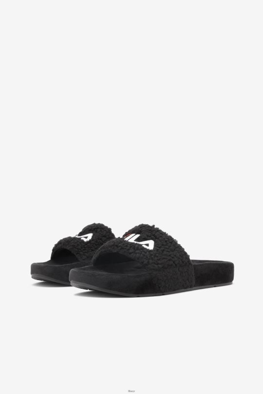 fila dámský fuzzy drifter black/red/white 0668L1351 černá/červená/bílá FILA