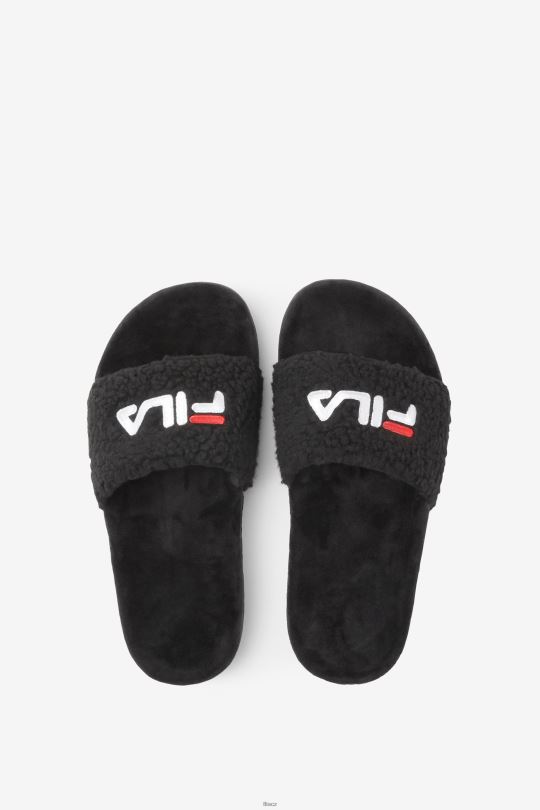 fila dámský fuzzy drifter black/red/white 0668L1351 černá/červená/bílá FILA