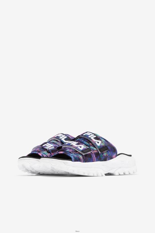 fila dámská kravata dye outdoor slide multi/black/white 0668L1357 multi/černá/bílá FILA
