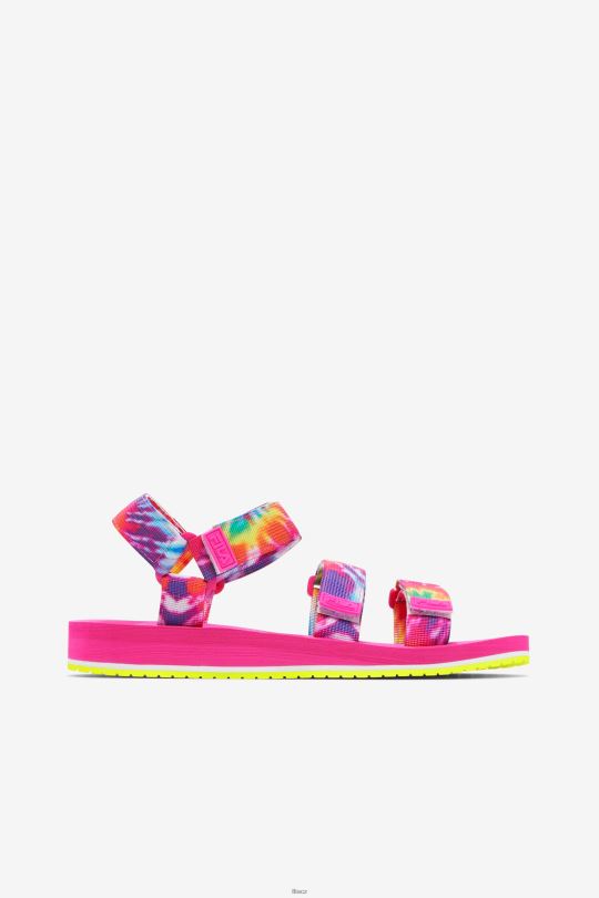 fila mutli/bílá/růžová glo dámská drifter ts barva na kravatu 0668L1360 mutli/bílá/růžová glo FILA
