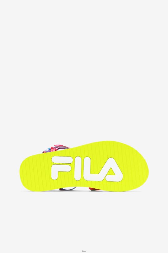 fila mutli/bílá/růžová glo dámská drifter ts barva na kravatu 0668L1360 mutli/bílá/růžová glo FILA