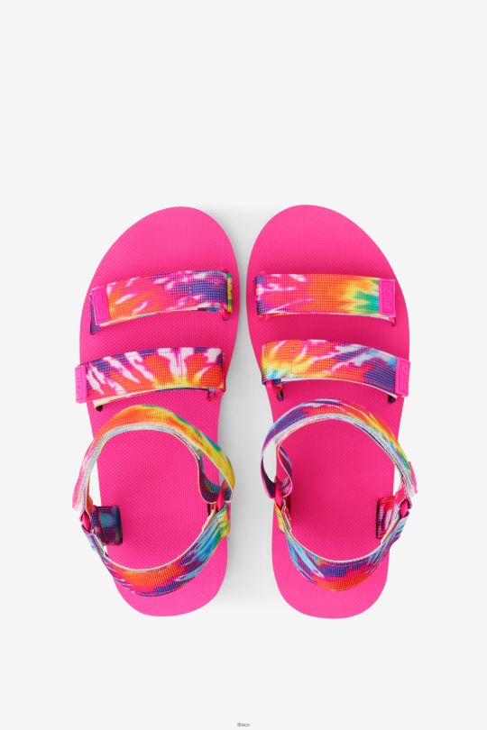 fila mutli/bílá/růžová glo dámská drifter ts barva na kravatu 0668L1360 mutli/bílá/růžová glo FILA