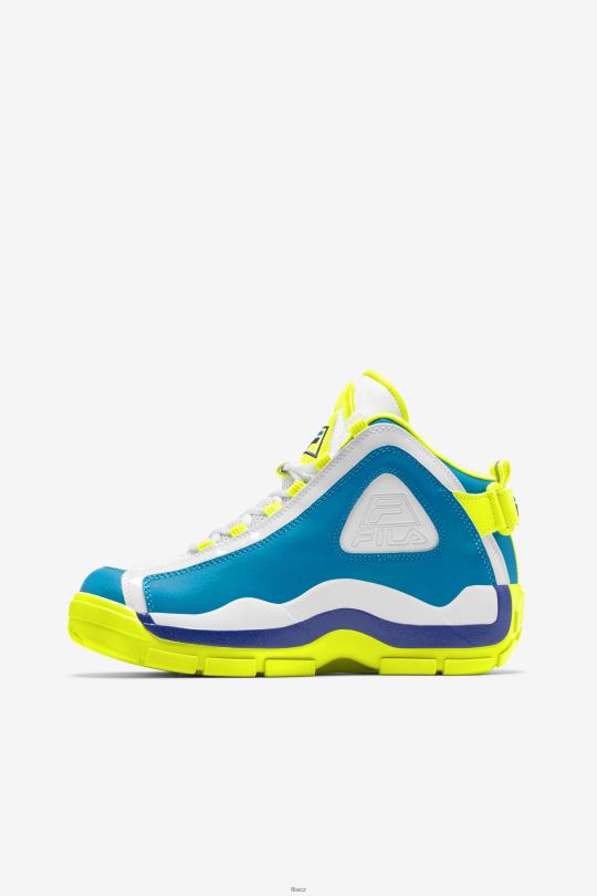 atomic blue/yellow/white dámská grantová hill 2 fila 0668L1188 atomová modrá/žlutá/bílá FILA