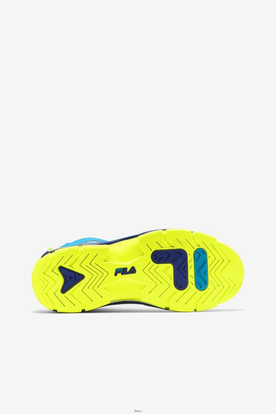 atomic blue/yellow/white dámská grantová hill 2 fila 0668L1188 atomová modrá/žlutá/bílá FILA