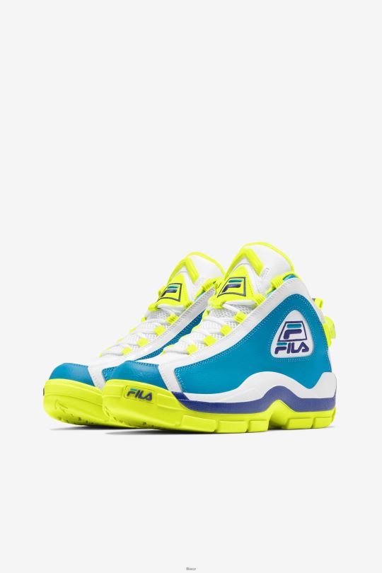 atomic blue/yellow/white dámská grantová hill 2 fila 0668L1188 atomová modrá/žlutá/bílá FILA