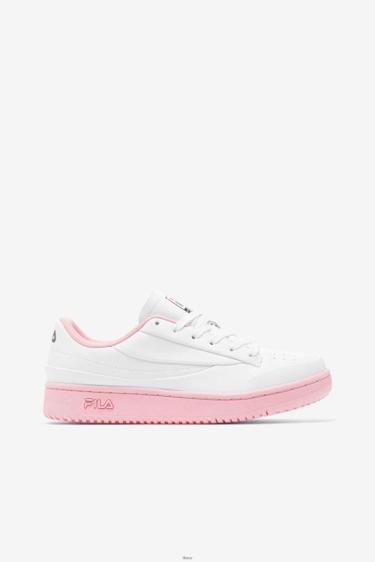 bílá/coral blush/black dámské originál tenis lux x barneys fila 0668L1314 bílá/korálová tvářenka/černá FILA