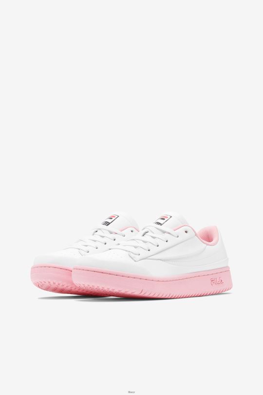 bílá/coral blush/black dámské originál tenis lux x barneys fila 0668L1314 bílá/korálová tvářenka/černá FILA