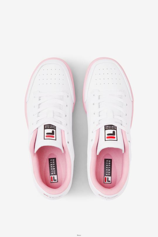 bílá/coral blush/black dámské originál tenis lux x barneys fila 0668L1314 bílá/korálová tvářenka/černá FILA