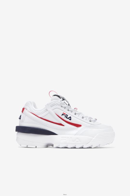 bílá/červená/námořnická dámská disruptor 2 zk. fila 0668L1170 bílá/červená/námořnická FILA