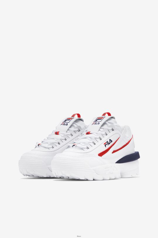 bílá/červená/námořnická dámská disruptor 2 zk. fila 0668L1170 bílá/červená/námořnická FILA
