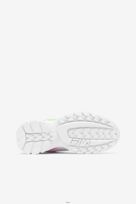 bílá/růžová/zelená fila dámský disruptor 2 premium 0668L1155 bílá/růžová/zelená FILA