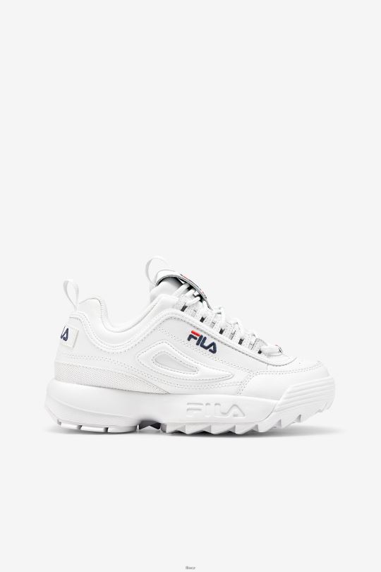 dámský disruptor 2 prémiová fila bílá/námořnická/červená 0668L1190 bílá/námořnická/červená FILA