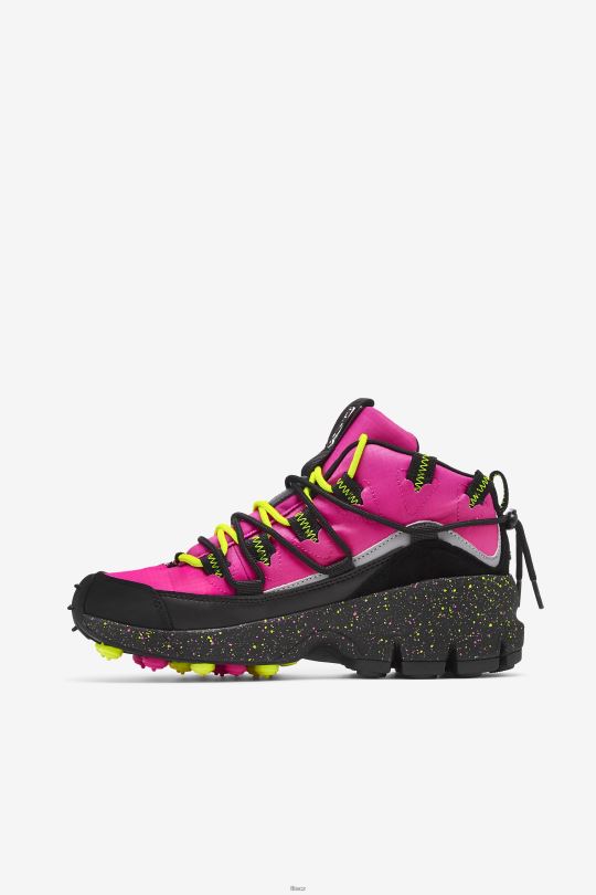 dámský grant kopec 1 x trailpacer pink glow/black/yellow fila 0668L1247 růžová záře/černá/žlutá FILA