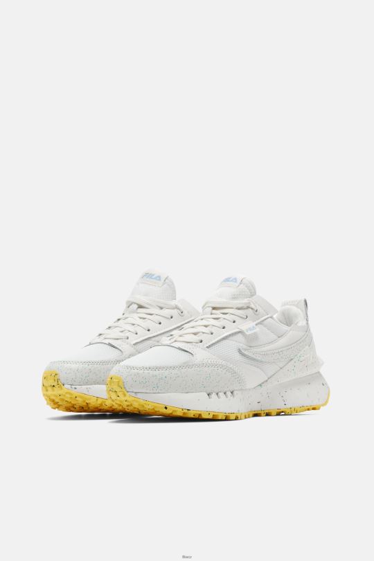 dámské renno n-generation green splatter white/white/blue fog fila 0668L1307 bílá/bílá/modrá mlha FILA