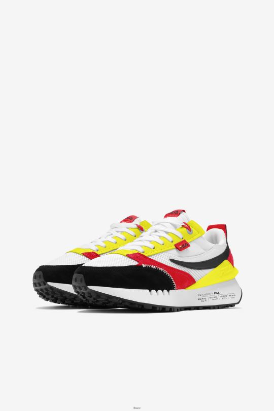 dámské renno n-generation white/diva pink/yellow fila 0668L1313 bílá/diva růžová/žlutá FILA
