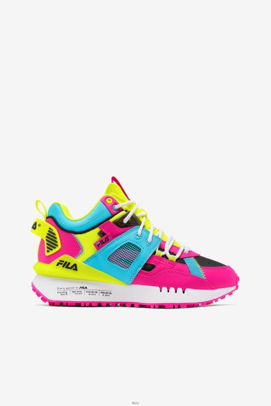 dámské spectra fila pink glo/yellow/black 0668L1208 růžová glo/žlutá/černá FILA