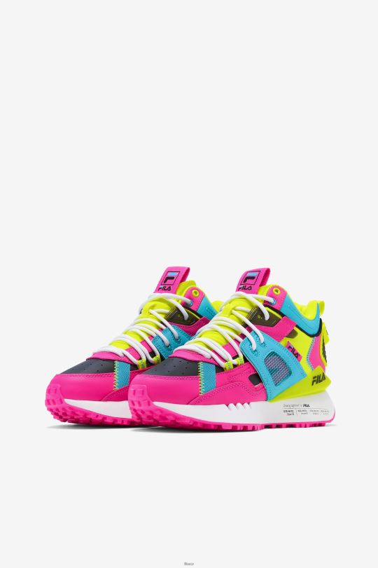 dámské spectra fila pink glo/yellow/black 0668L1208 růžová glo/žlutá/černá FILA