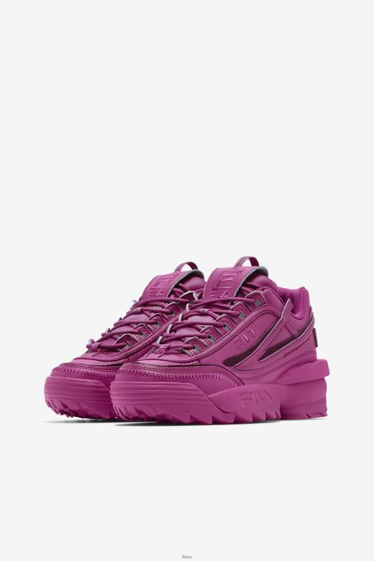 červená/hroznové víno fila dámský disruptor 2 zk 0668L1305 červené/hroznové víno FILA