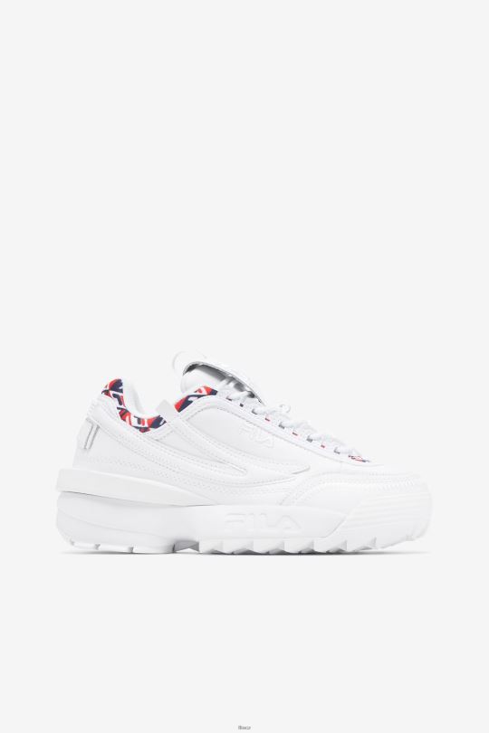 fila bílá/námořnická/červená dámský disruptor 2 zk. kub 0668L1198 bílá/námořnická/červená FILA