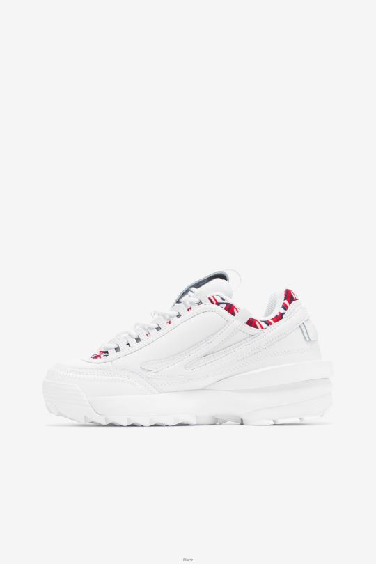 fila bílá/námořnická/červená dámský disruptor 2 zk. kub 0668L1198 bílá/námořnická/červená FILA
