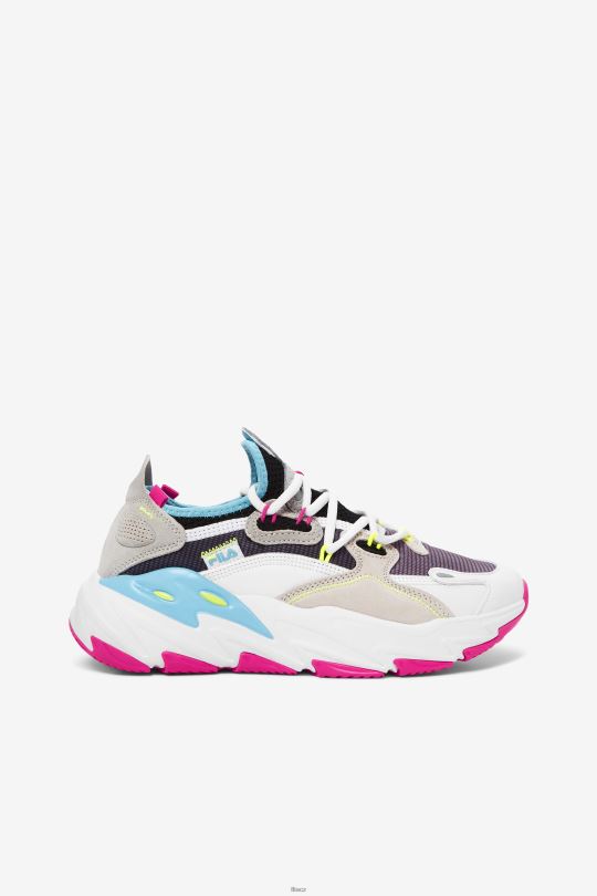 fila bílá/růžová glo/bluefish dámský ray tracer evo 2 0668L1306 bílá/růžová glo/modrá rybka FILA