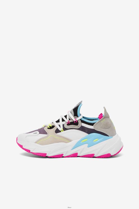 fila bílá/růžová glo/bluefish dámský ray tracer evo 2 0668L1306 bílá/růžová glo/modrá rybka FILA