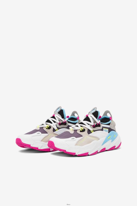 fila bílá/růžová glo/bluefish dámský ray tracer evo 2 0668L1306 bílá/růžová glo/modrá rybka FILA