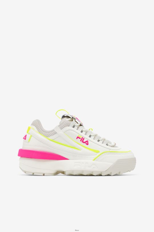 fila dámský disruptor 2 exp bílá/bílá písková/růžová glo 0668L1171 bílý/bílý písek/růžová glo FILA