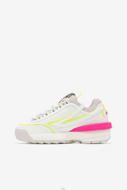 fila dámský disruptor 2 exp bílá/bílá písková/růžová glo 0668L1171 bílý/bílý písek/růžová glo FILA