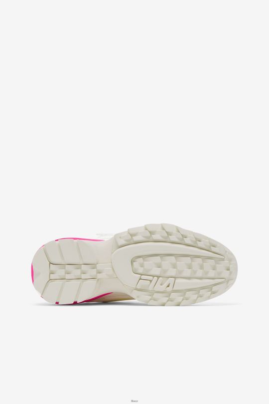 fila dámský disruptor 2 exp bílá/bílá písková/růžová glo 0668L1171 bílý/bílý písek/růžová glo FILA