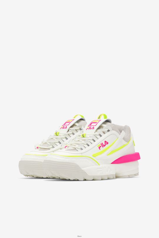 fila dámský disruptor 2 exp bílá/bílá písková/růžová glo 0668L1171 bílý/bílý písek/růžová glo FILA