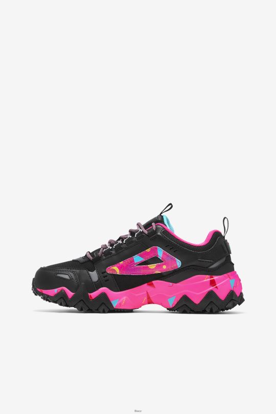 fila dámský dubmont tr black/pink glo/bluefish 0668L1261 černá/růžová glo/modrá rybka FILA