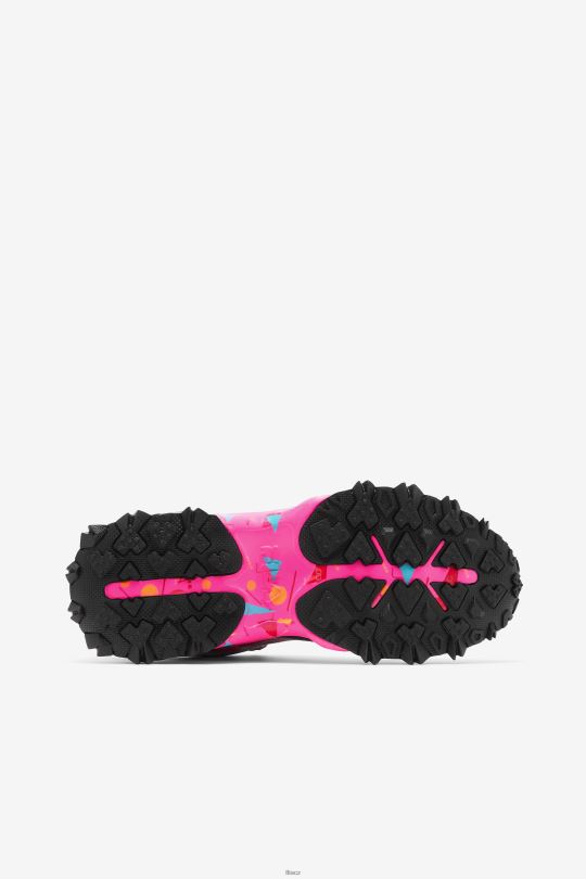 fila dámský dubmont tr black/pink glo/bluefish 0668L1261 černá/růžová glo/modrá rybka FILA