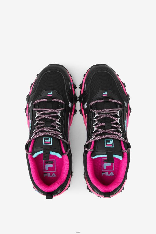 fila dámský dubmont tr black/pink glo/bluefish 0668L1261 černá/růžová glo/modrá rybka FILA