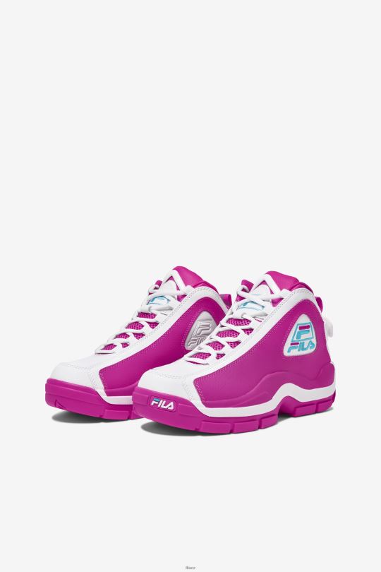 fila dámská grant hill 2 pink glo/white/bluefish 0668L1189 růžová glo/bílá/modrá rybka FILA