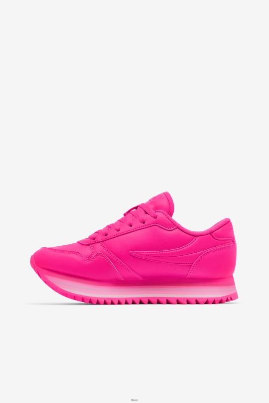 fila dámský orbit pruh růžový glo/růžový 0668L1297 růžová glo/růžová FILA