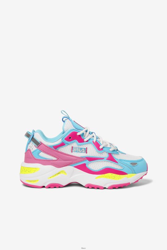 fila dámský ray tracer apex white/pink glo/bluefish 0668L1255 bílá/růžová glo/modrá rybka FILA
