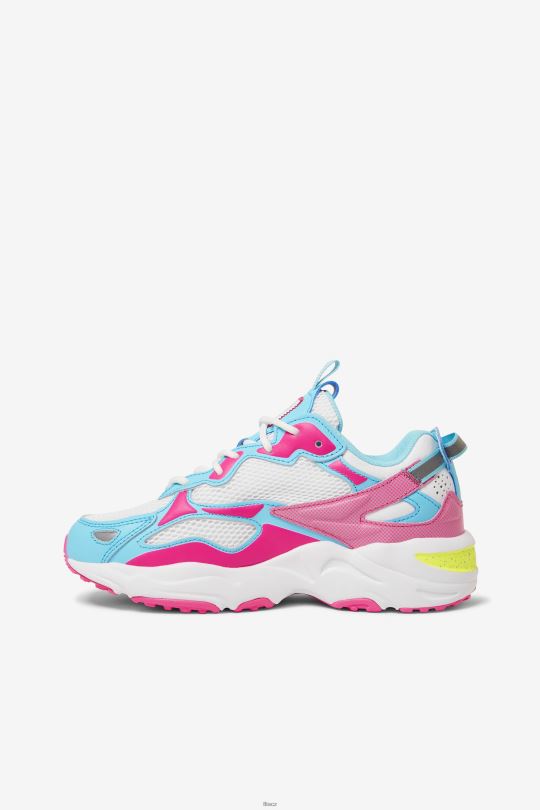 fila dámský ray tracer apex white/pink glo/bluefish 0668L1255 bílá/růžová glo/modrá rybka FILA