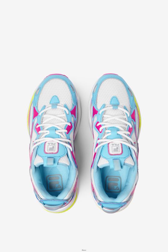 fila dámský ray tracer apex white/pink glo/bluefish 0668L1255 bílá/růžová glo/modrá rybka FILA