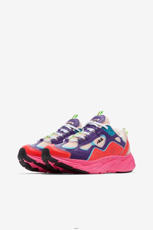 fila ecru/fialová/kaméliová růže dámská trigate 0668L1336 ecru/fialová/kaméliová růže FILA