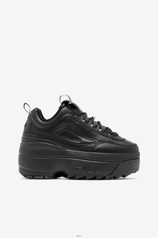 fila černý dámský disruptor 2 klín 0668L1138 Černá FILA