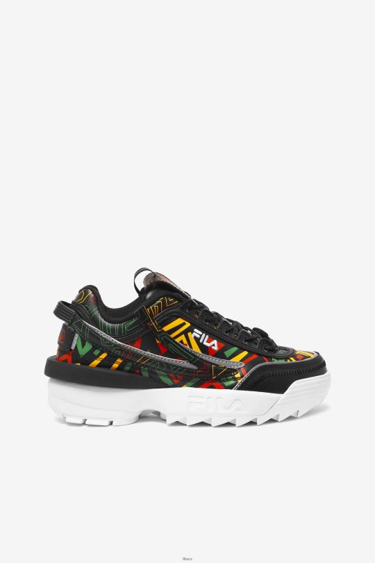 fila černá/želé/citron dámský disruptor 2 zk 0668L1252 černá/želé/citron FILA