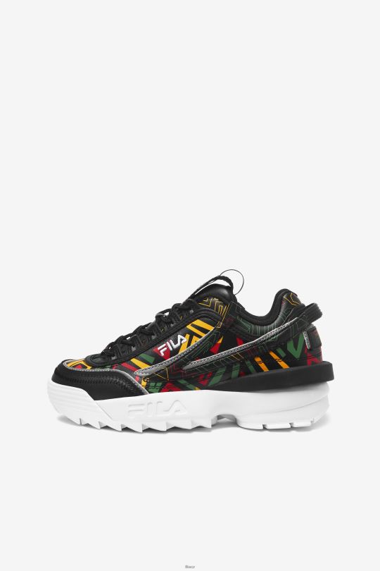 fila černá/želé/citron dámský disruptor 2 zk 0668L1252 černá/želé/citron FILA