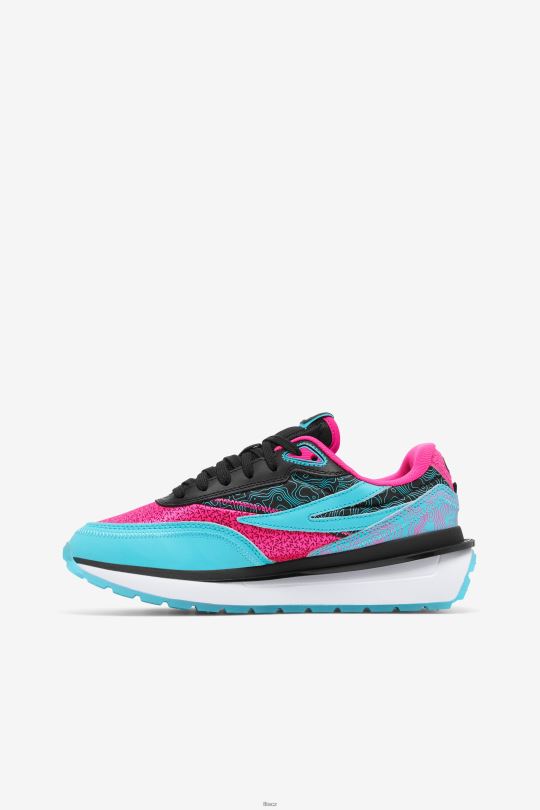 fila černá/růžová glo/bílá dámská renno 0668L1276 černá/růžová glo/bílá FILA