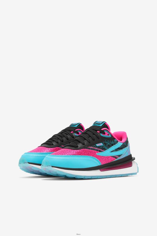 fila černá/růžová glo/bílá dámská renno 0668L1276 černá/růžová glo/bílá FILA