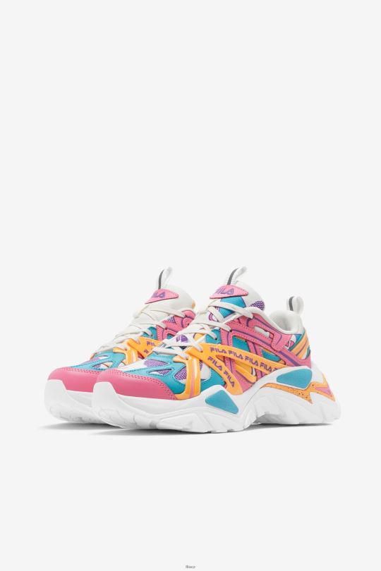 fila gardenia/blue/bubblegum dámský elektrove 2 0668L1270 gardénie/modrá/žvýkačka FILA
